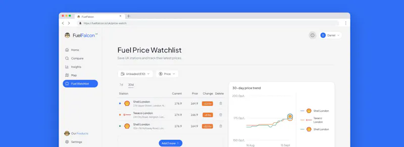 FuelFalcon screenshot 3