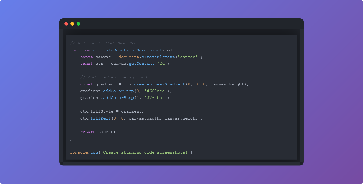 CodeShot gallery image