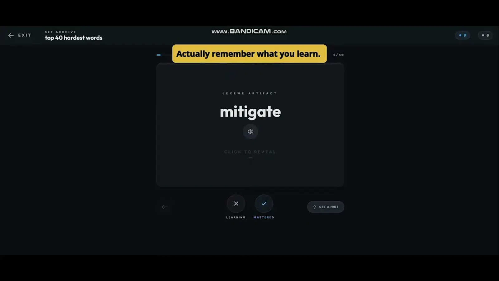 Lexicon AI screenshot 1 (video preview)