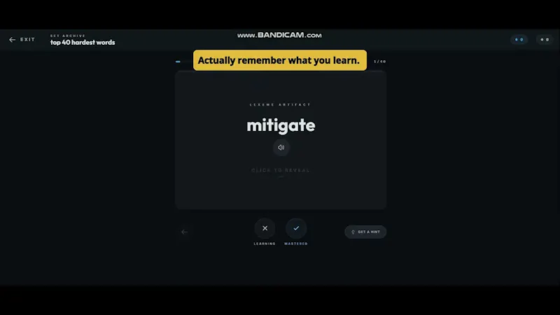Lexicon AI screenshot 1 (video preview)