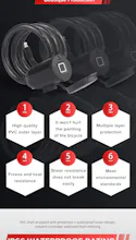 Fingerprint Bicycle Lock gallery image