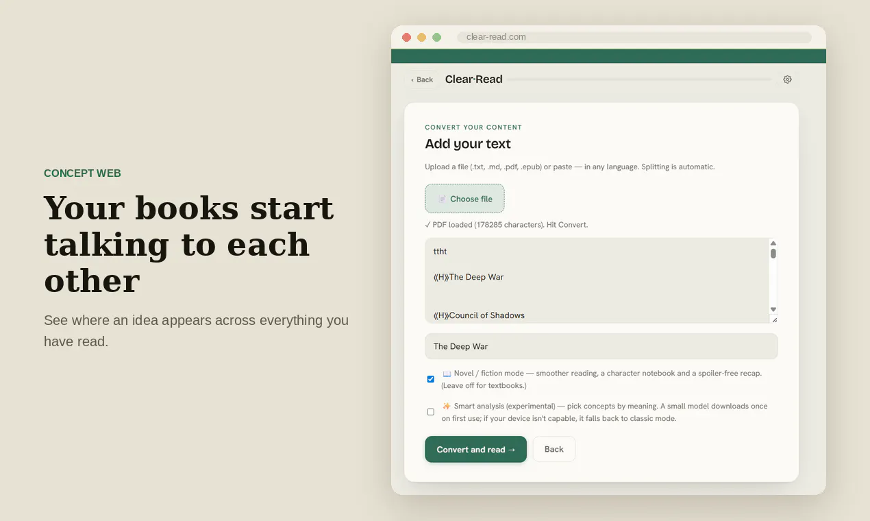 ClearRead — Remember what you read 截图 2