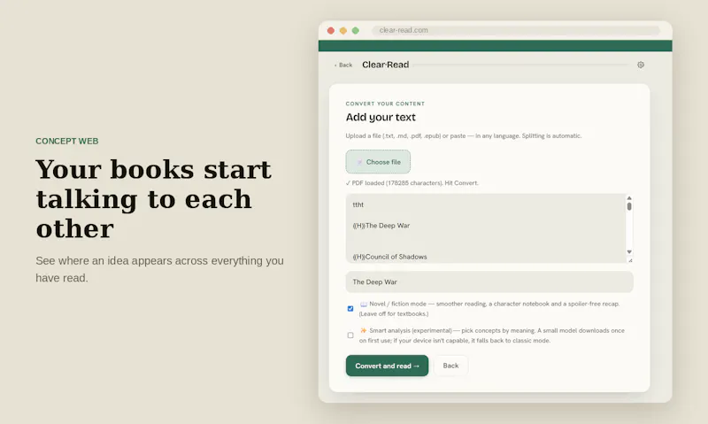 ClearRead — Remember what you read screenshot 2