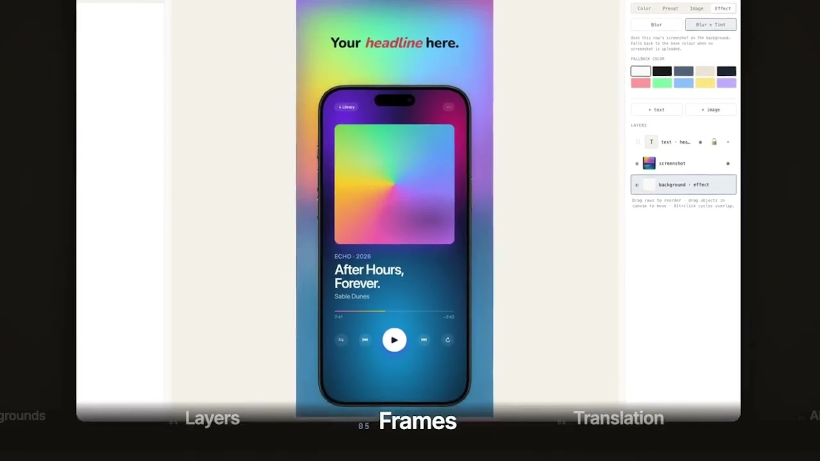AppScreen.co, Store Screenshot Generator screenshot 1 (video preview)
