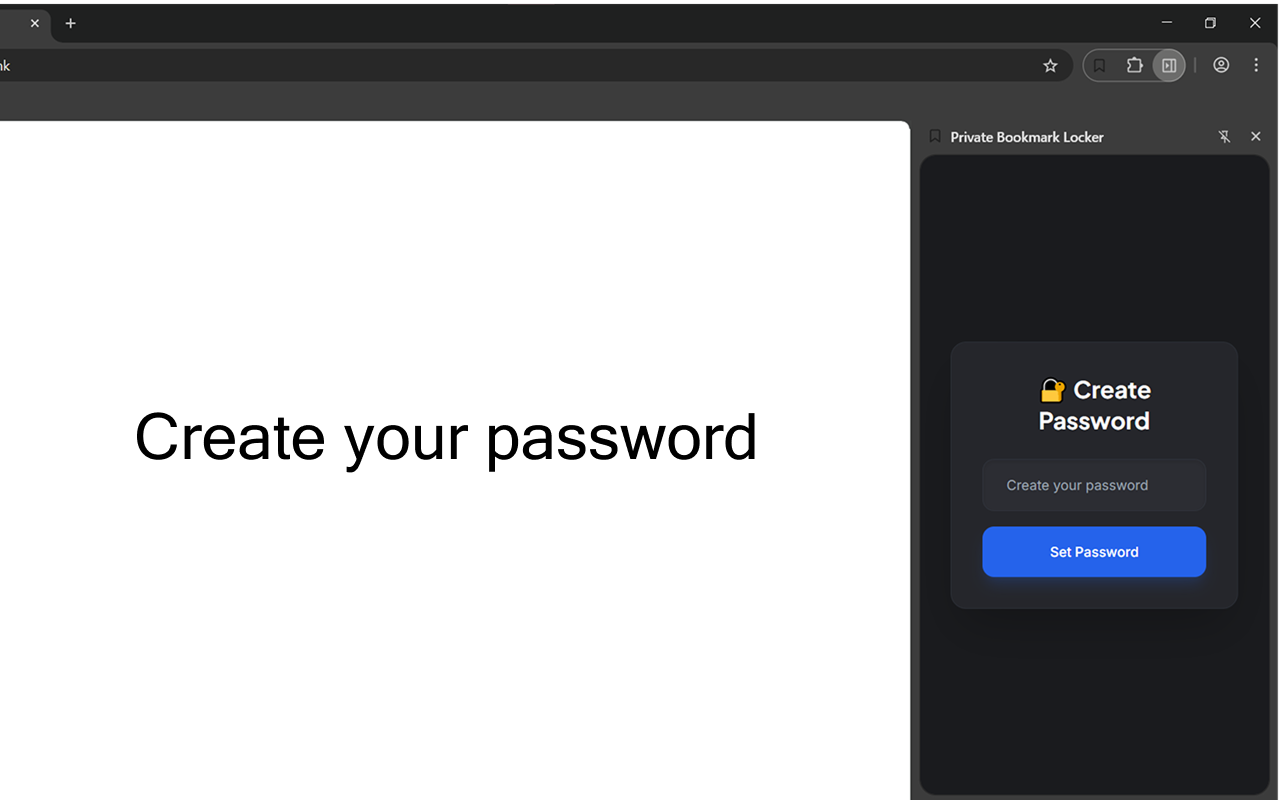 Média Locker de signets privé [Alpha] - Enregistrer les signets en privé, même en incognito 1