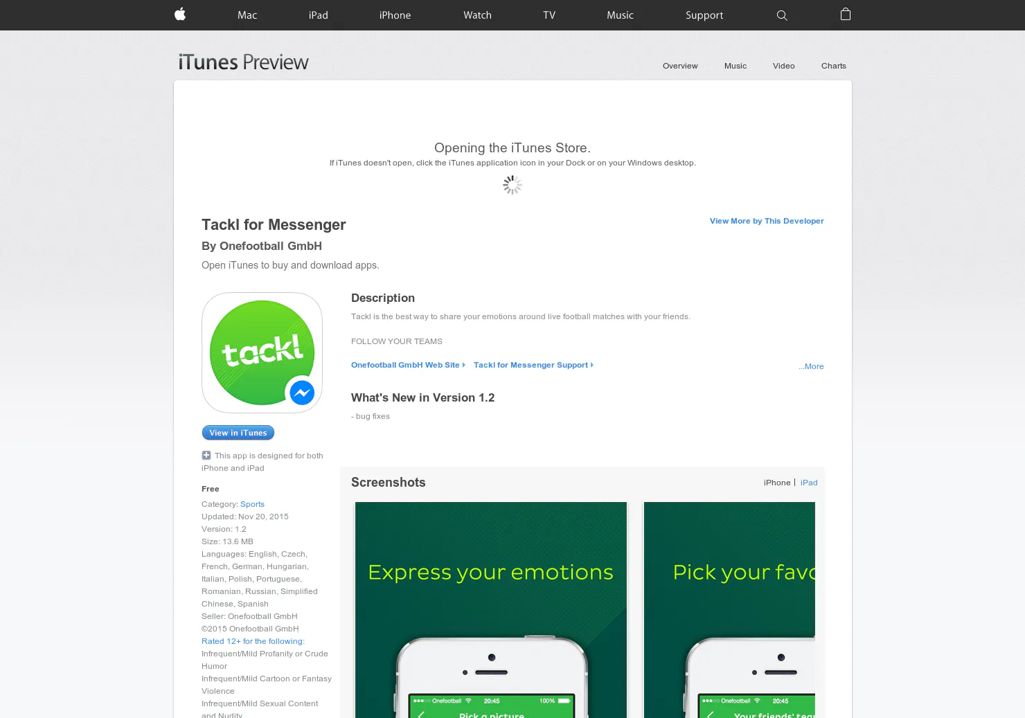 Tackl for Messenger