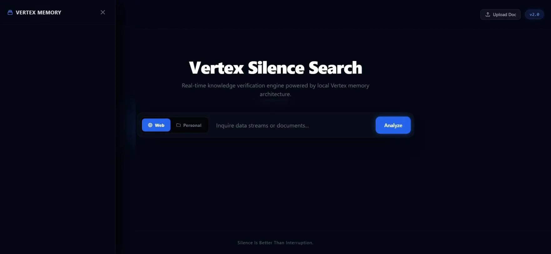 Vertex Silence Search gallery image