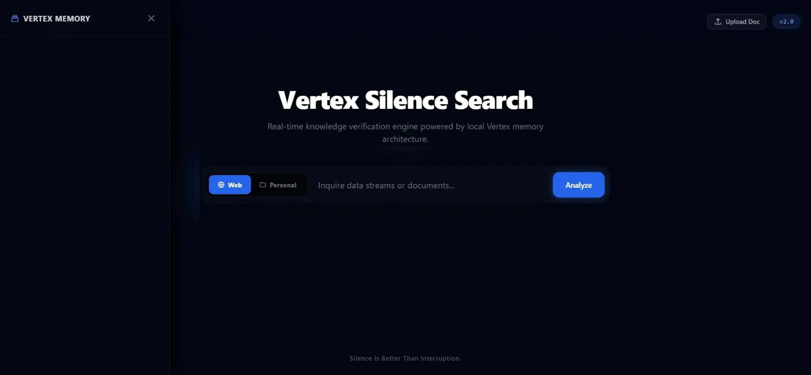 Vertex Silence Search screenshot 4