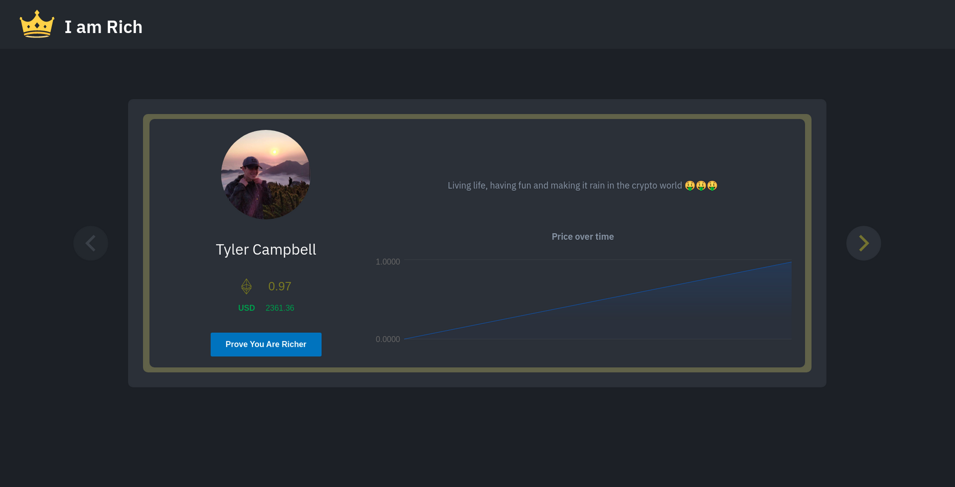 I Am Rich NFT gallery image