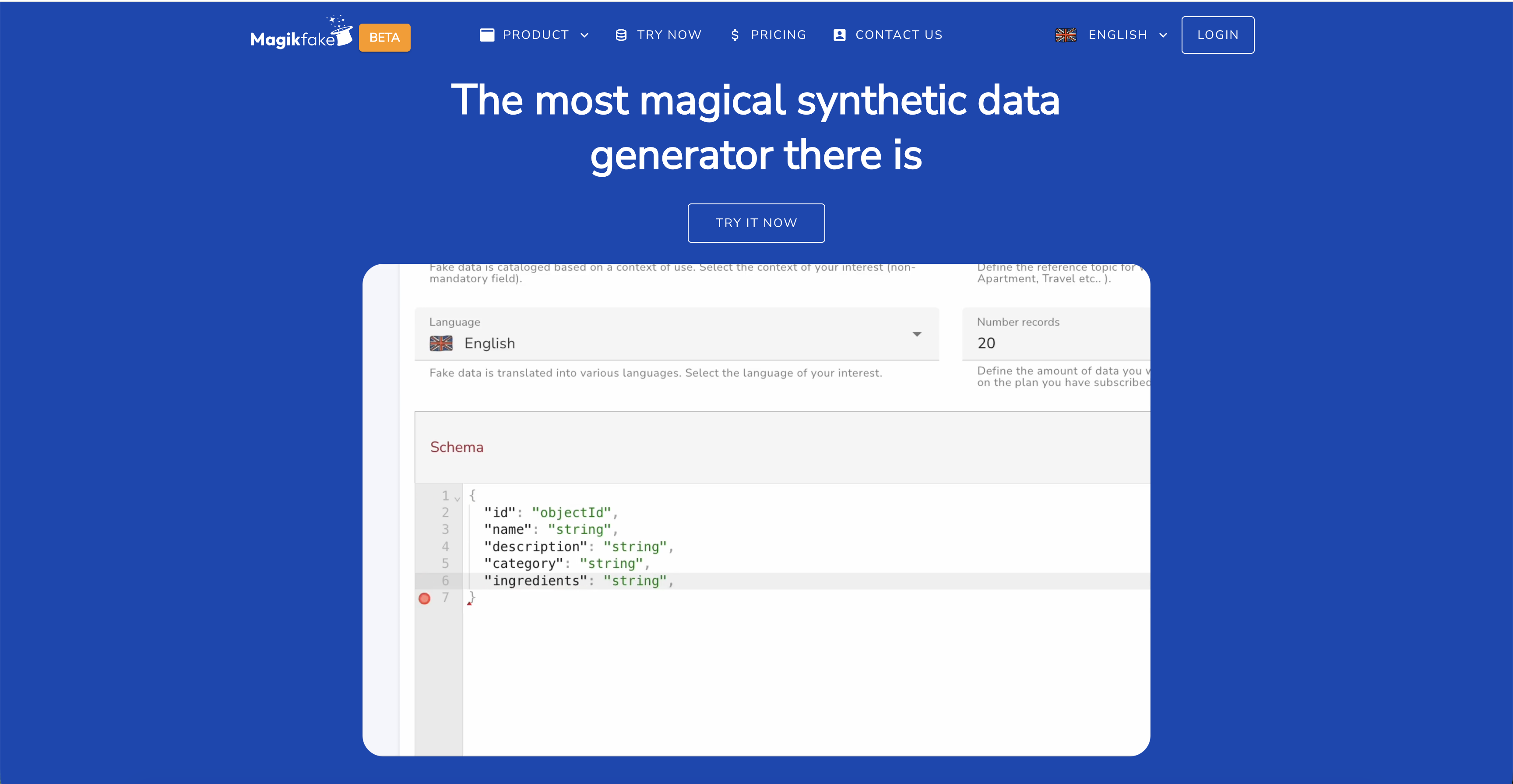 Magikfake - Main screenshot showing features and interface