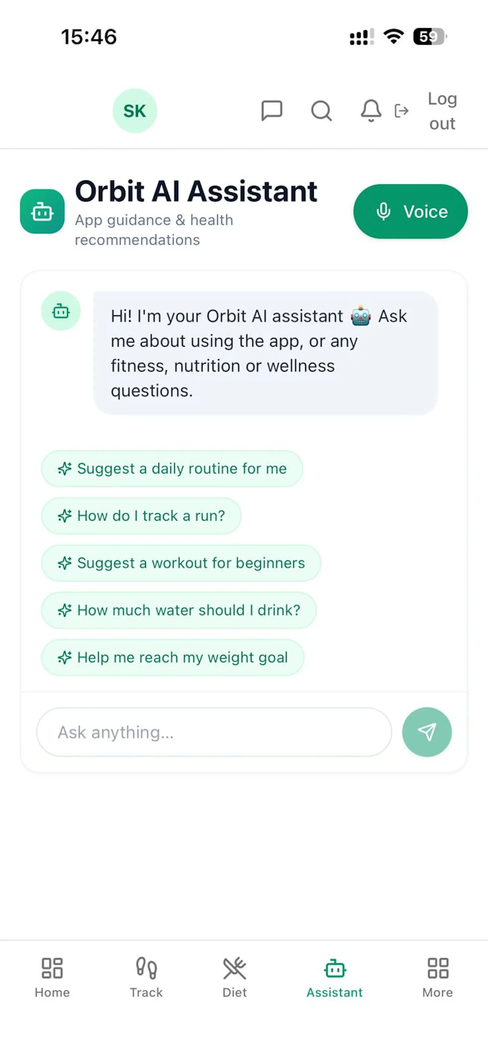 Orbitfit365 — Your health buddy screenshot 7