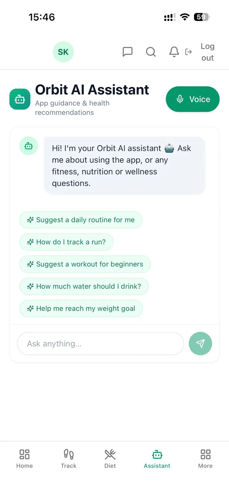 Orbitfit365 — Your health buddy screenshot 7