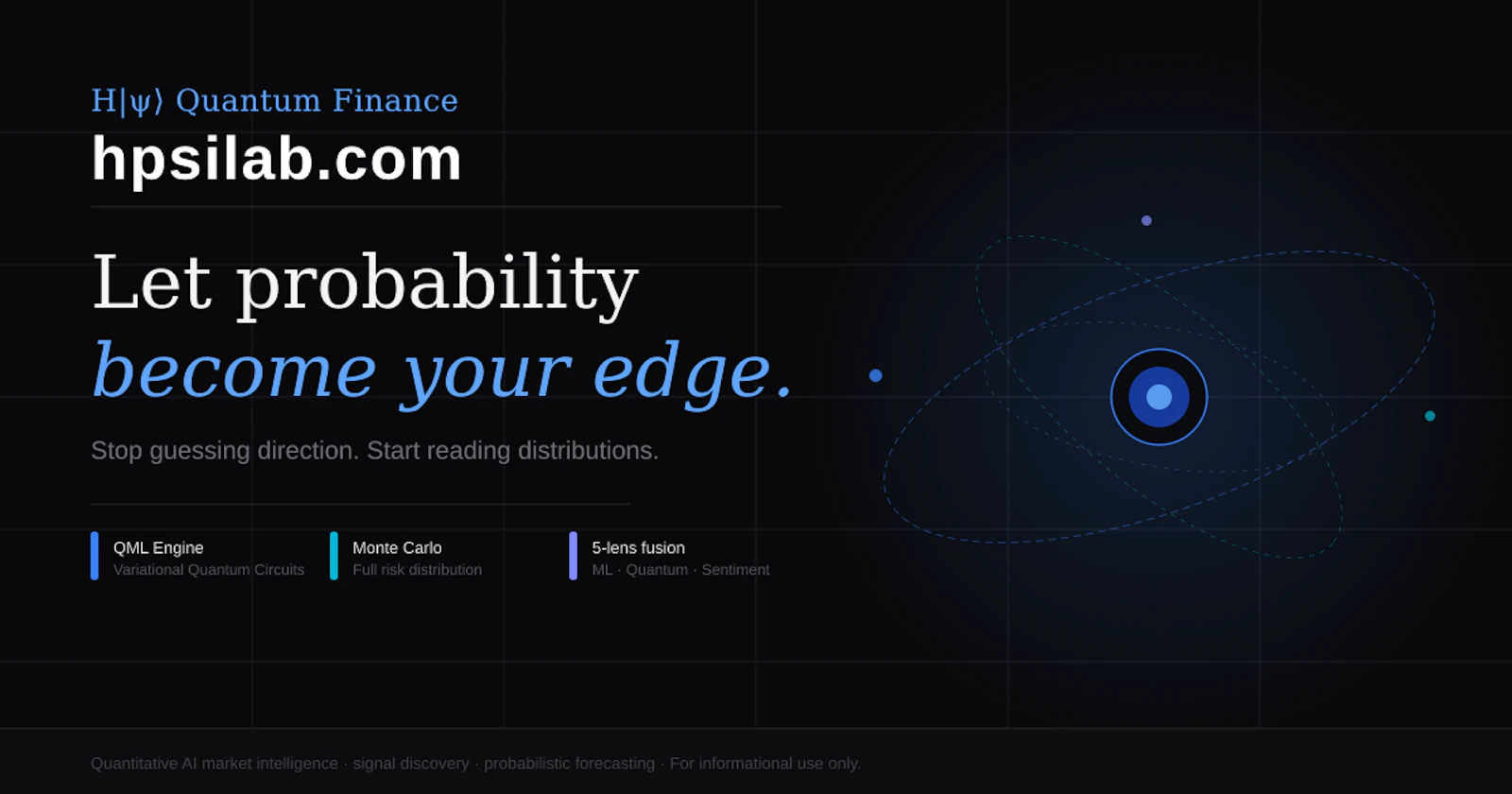 H|ψ⟩ Quantum Finance screenshot 1