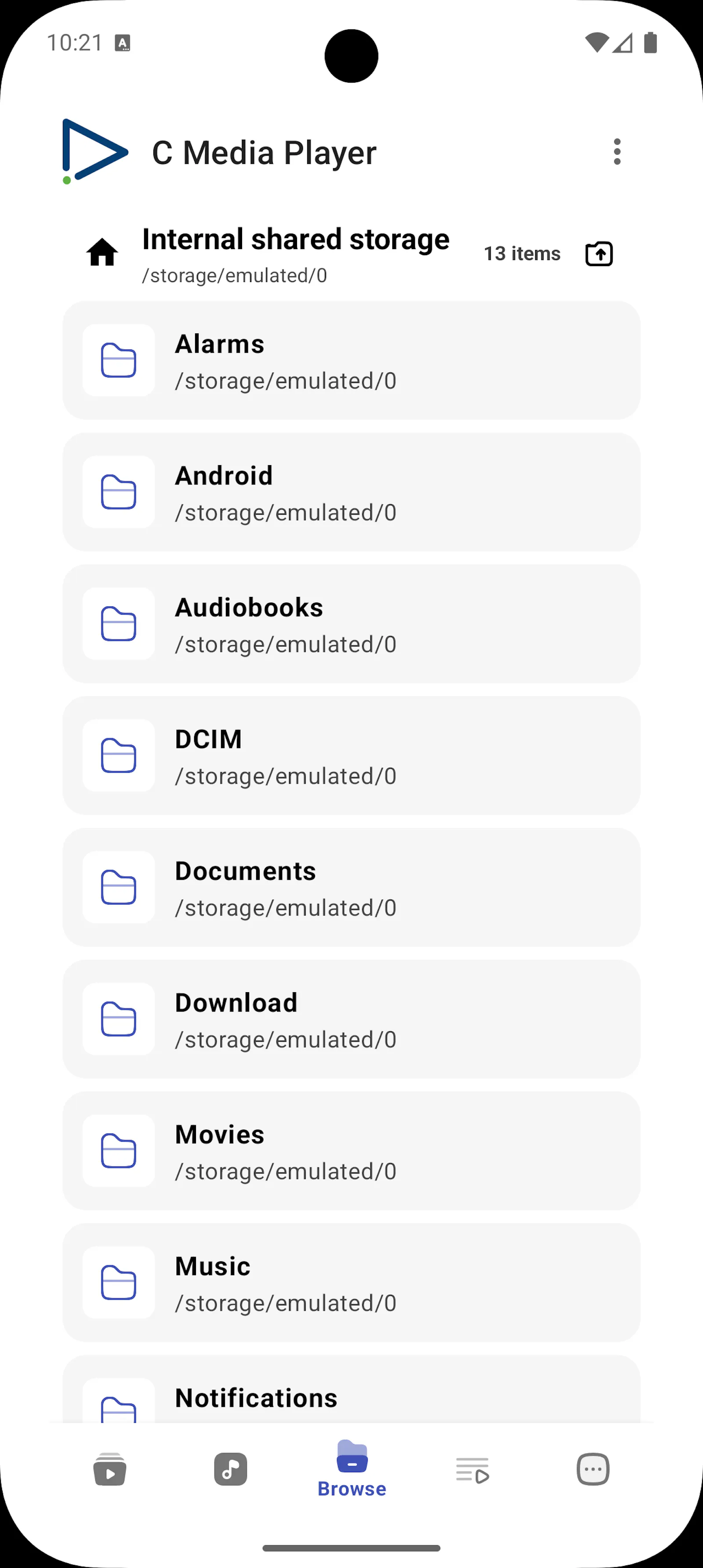 C Media Player screenshot 6