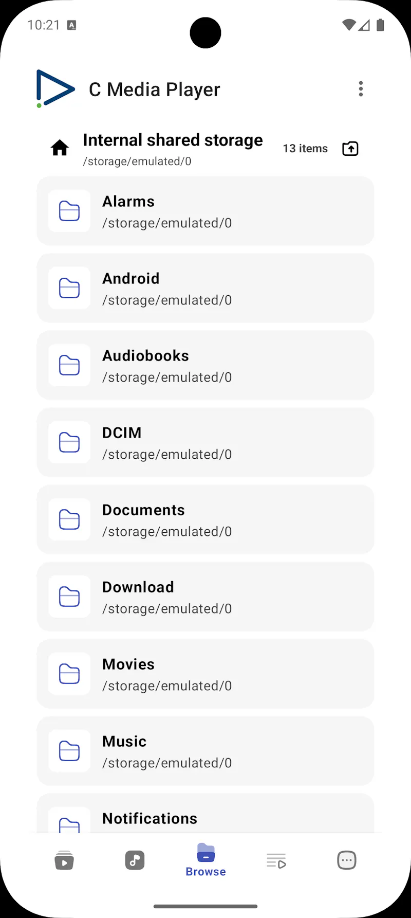 C Media Player screenshot 6