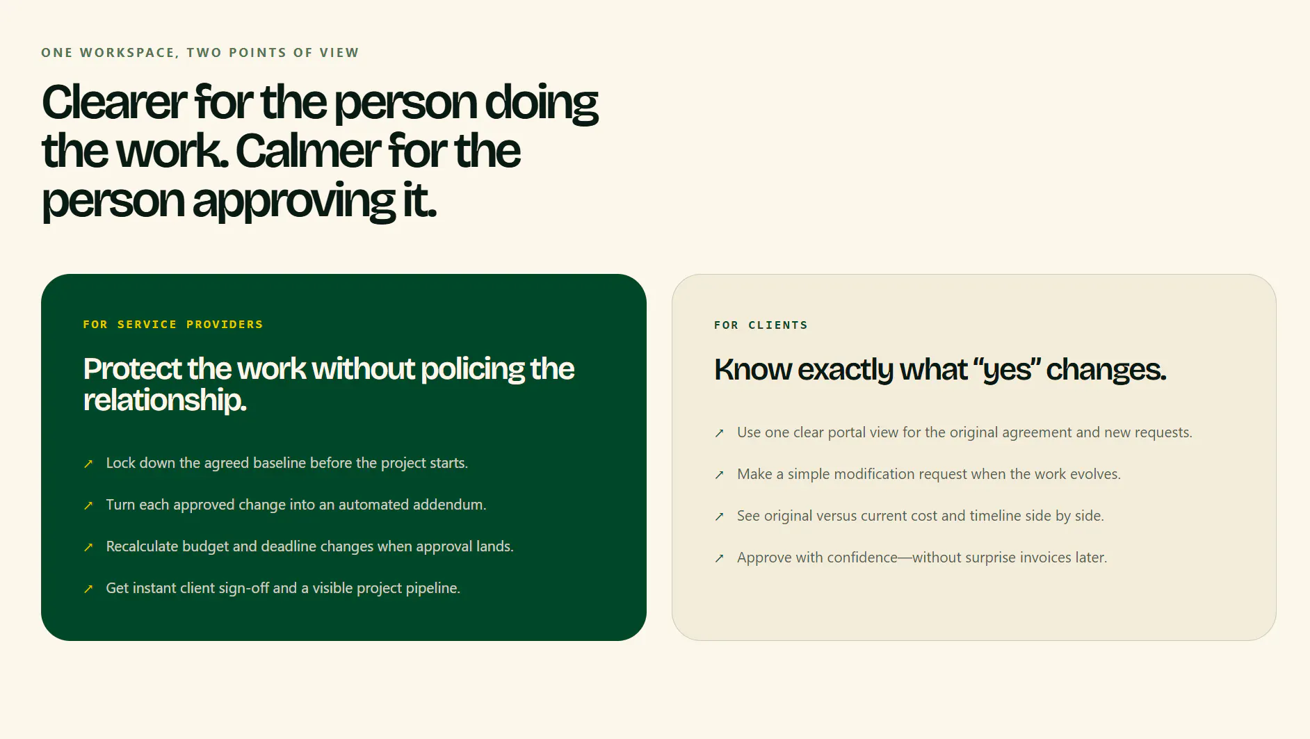 Greenlit — Stop giving away scope creep gallery image