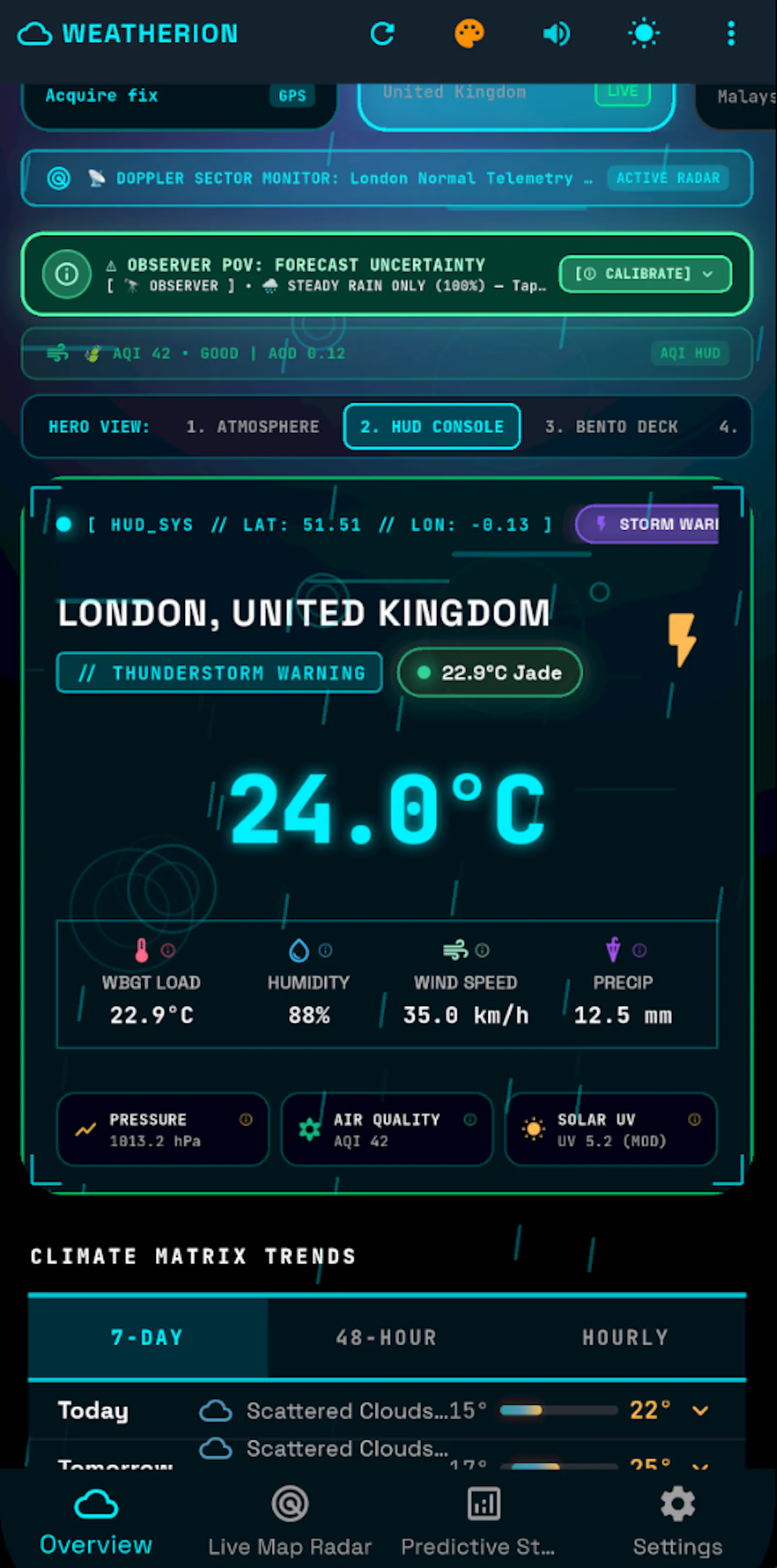 The weaTher suiTe screenshot 2