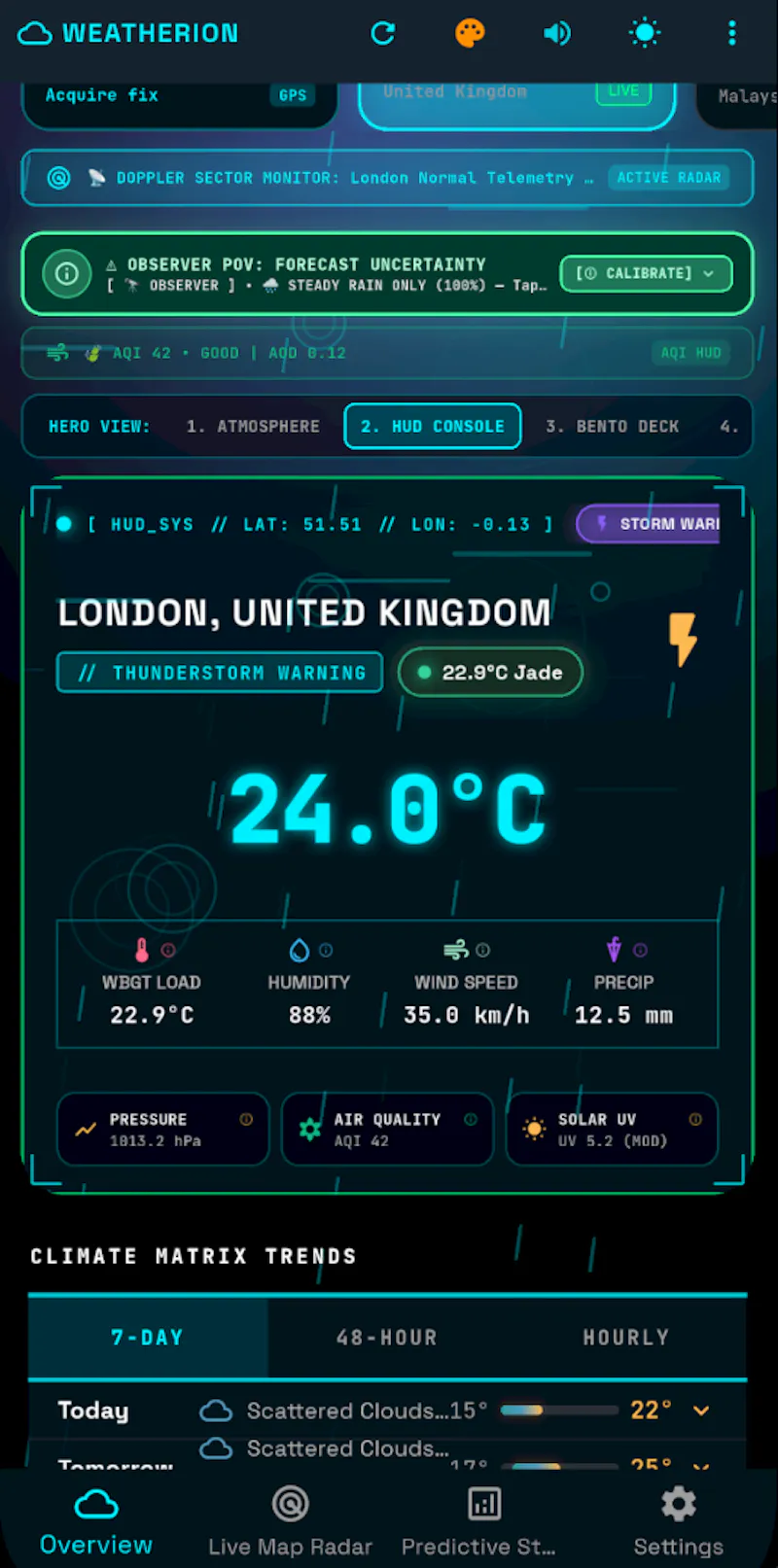 The weaTher suiTe screenshot 2