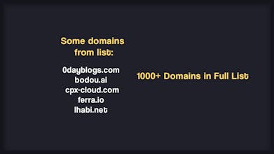 1000+ AI Generated Domains gallery image