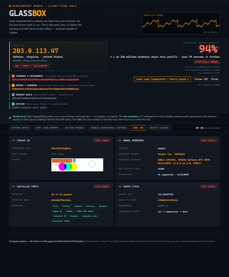GlassBox screenshot 2