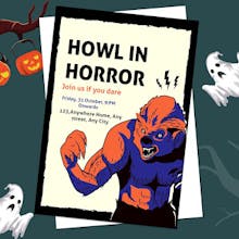 Halloween Greetings and invitation cards gallery image