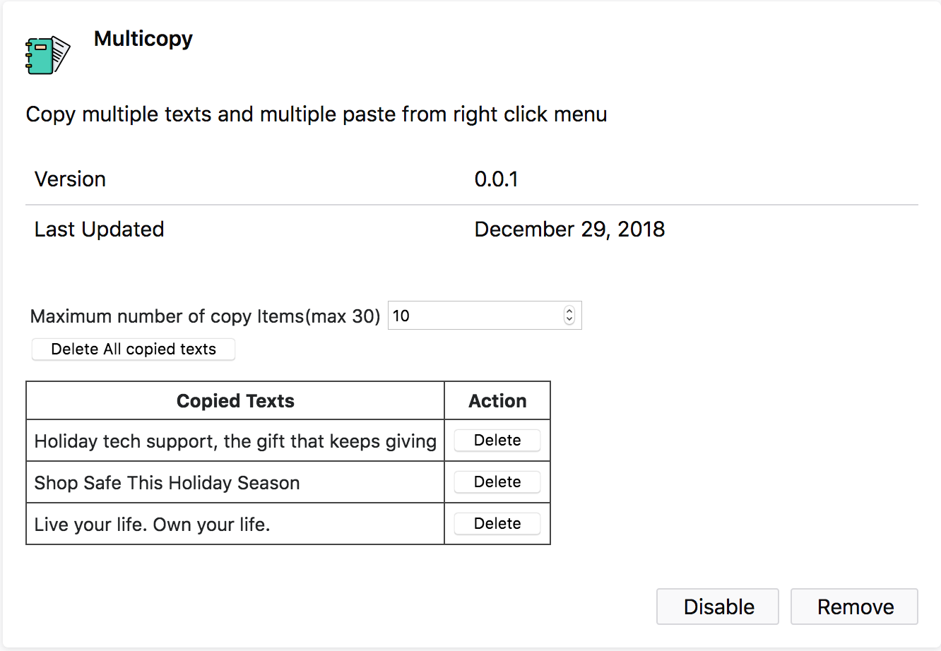Multicopy Image