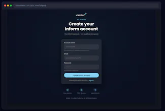 Inform Developer Dashboard & Self-Signup gallery image