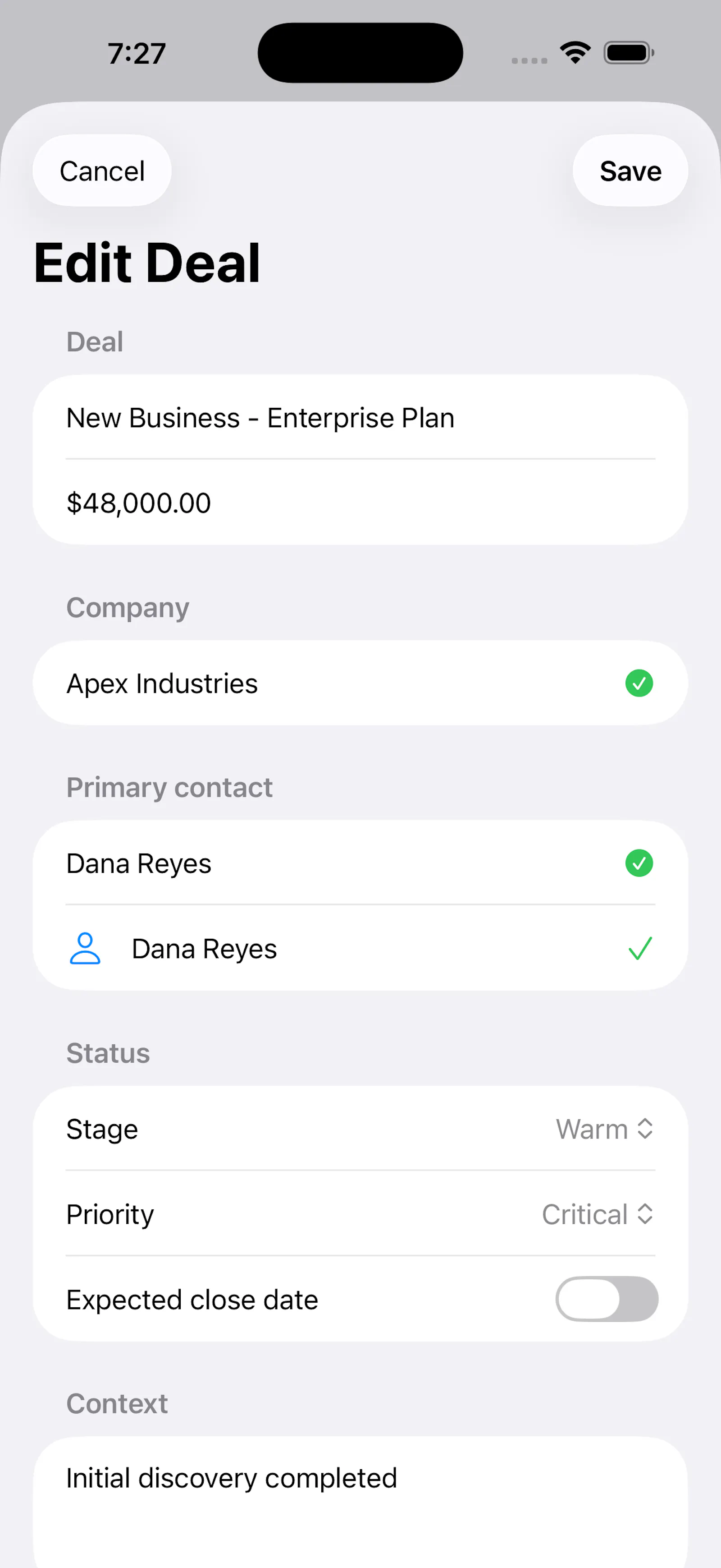 Pipeline – track deals, skip the CRM screenshot 4