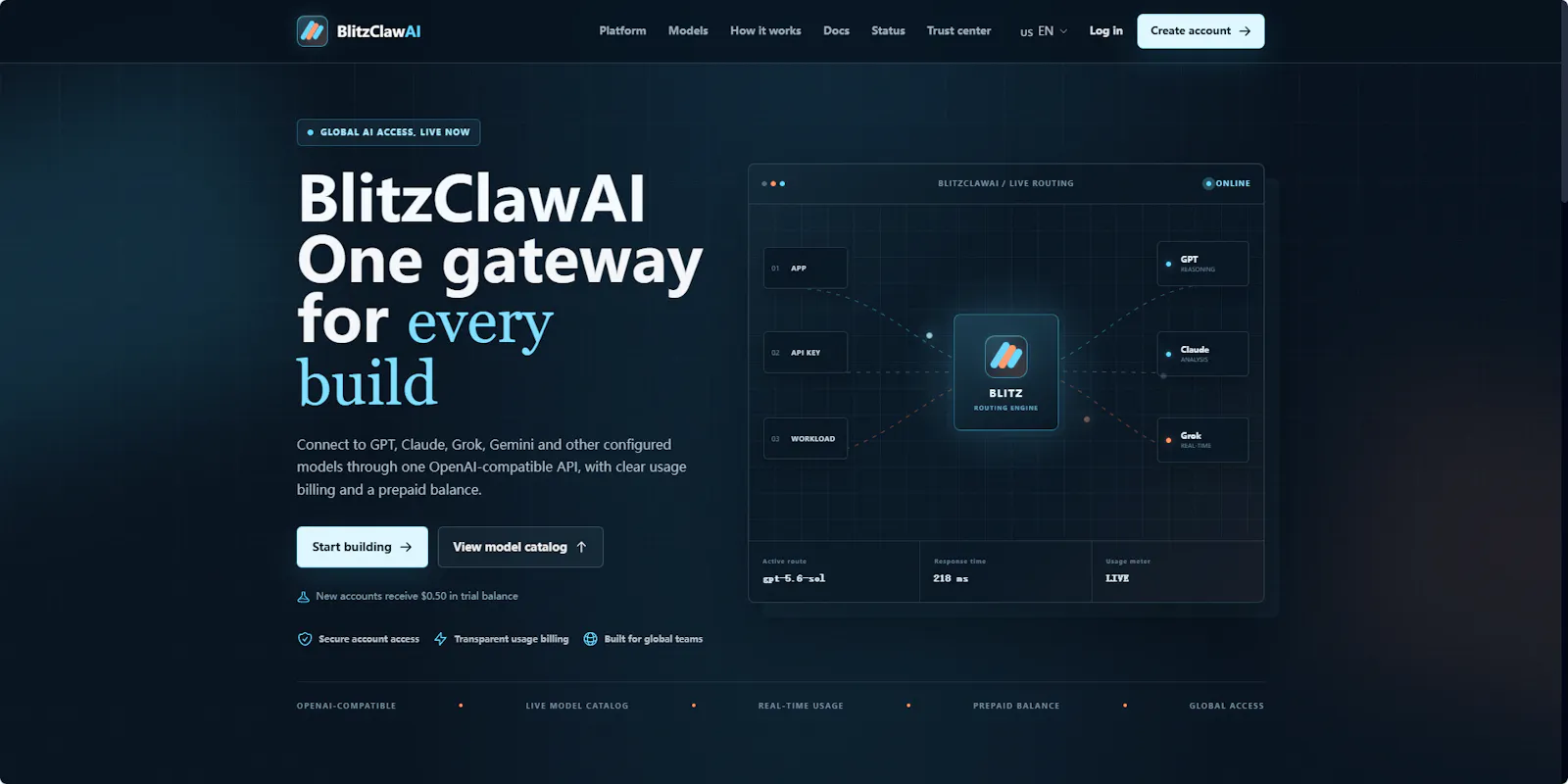 BlitzClawAI screenshot 1