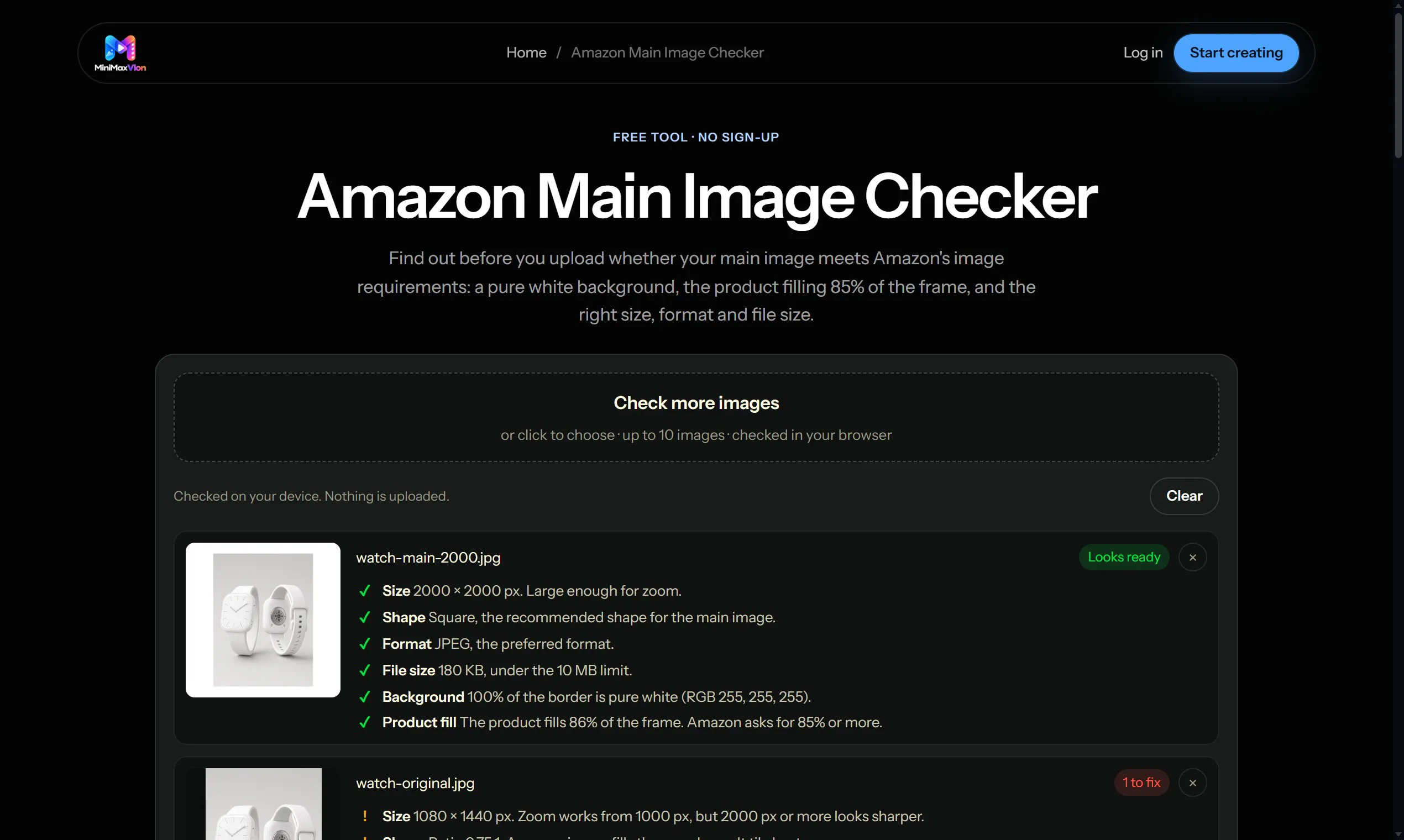 Amazon Main Image Checker gallery image