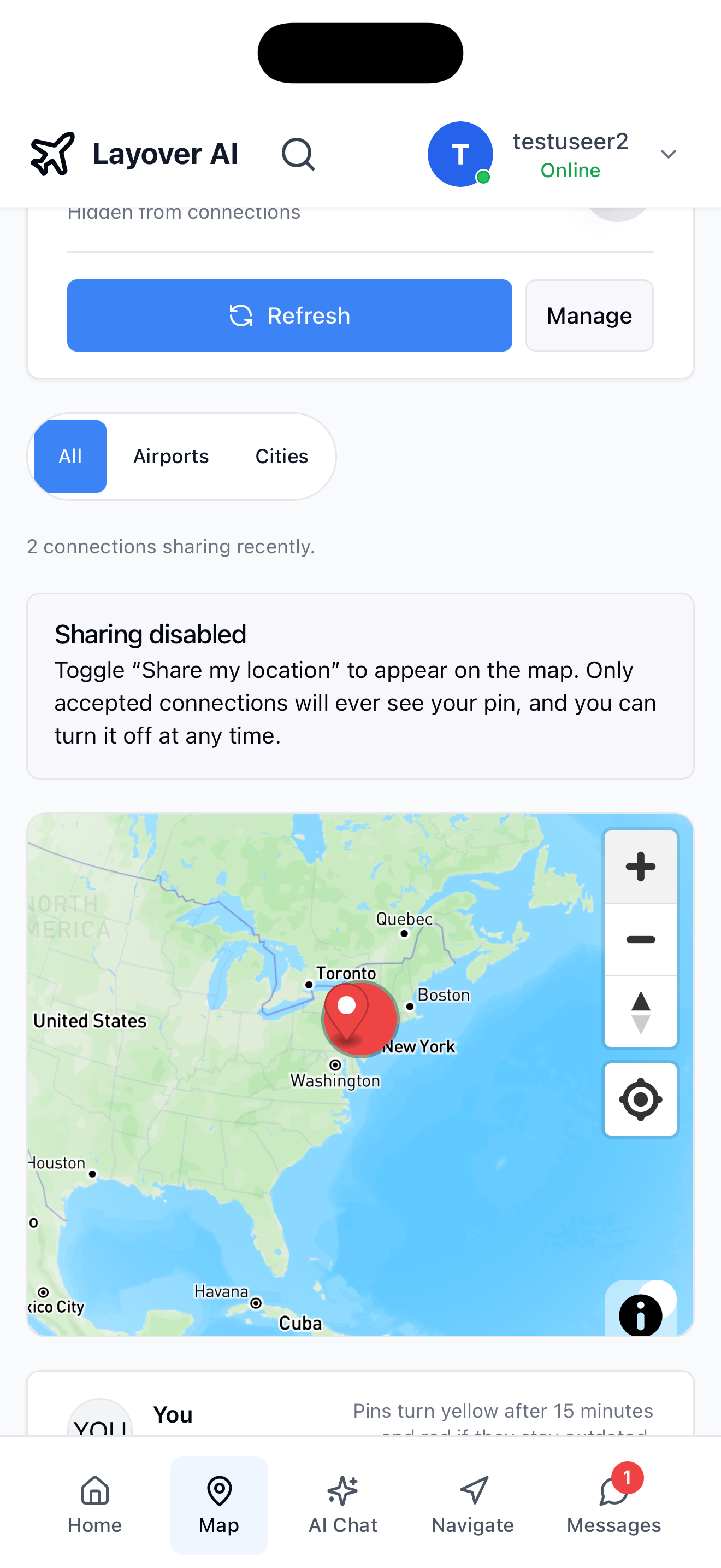 Layover AI - Screenshot 4 showing product features and functionality