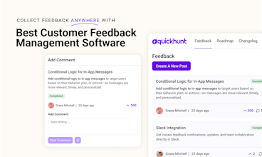 Quickhunt: Customer Feedback Management gallery image