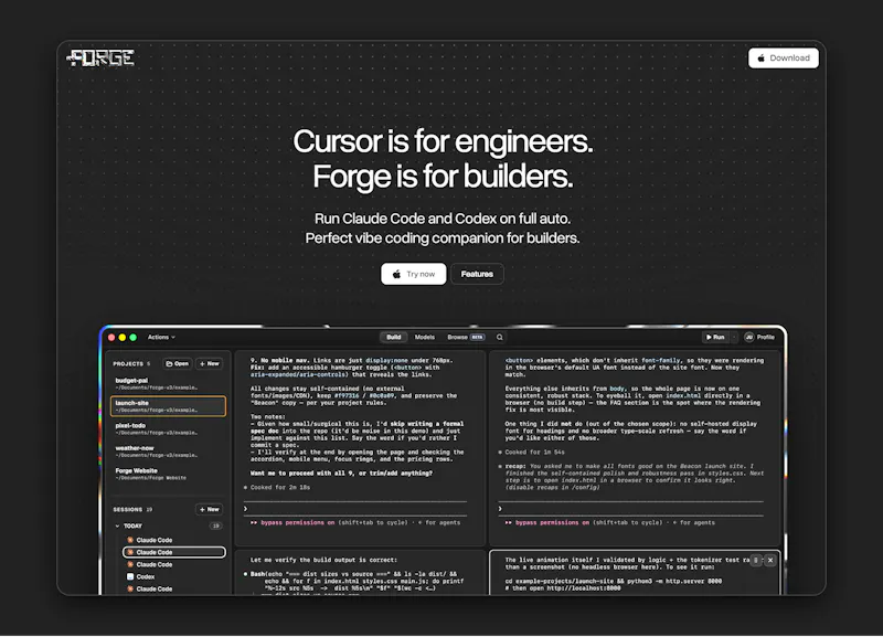 Forge screenshot 1