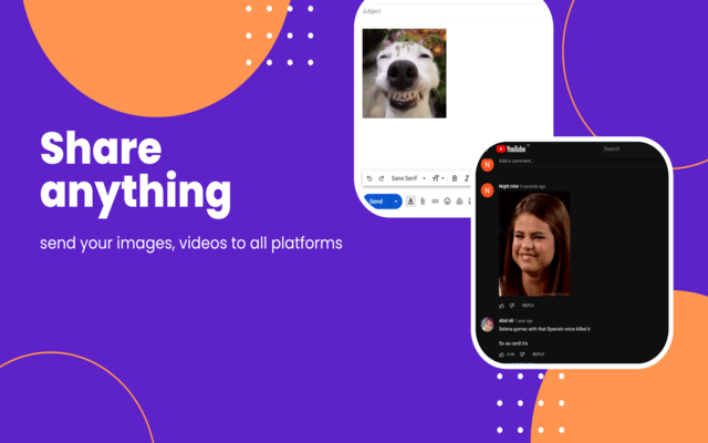 Bitsmall - Deel GIF's en video's gemakkelijk media 2