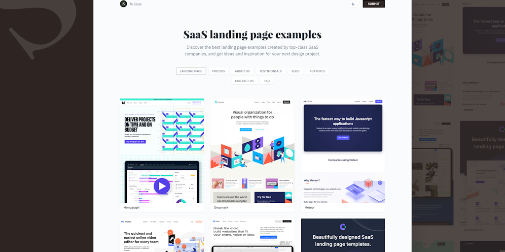 SaaS Landing Page  The best SaaS landing page examples for design
