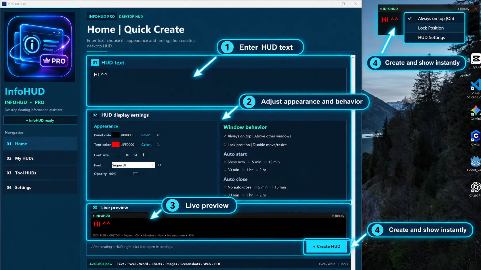 InfoHUD Pro v1.1 gallery image