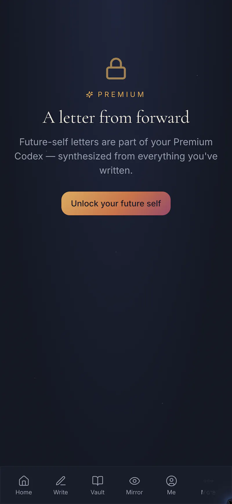 DAWN Vault journal for your inner world screenshot 7