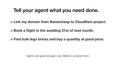 WebCLI - Agent Interface for the Web. gallery image