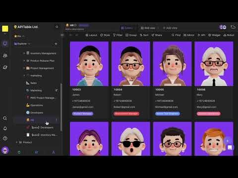APITable: API-first Airtable Alternative gallery image