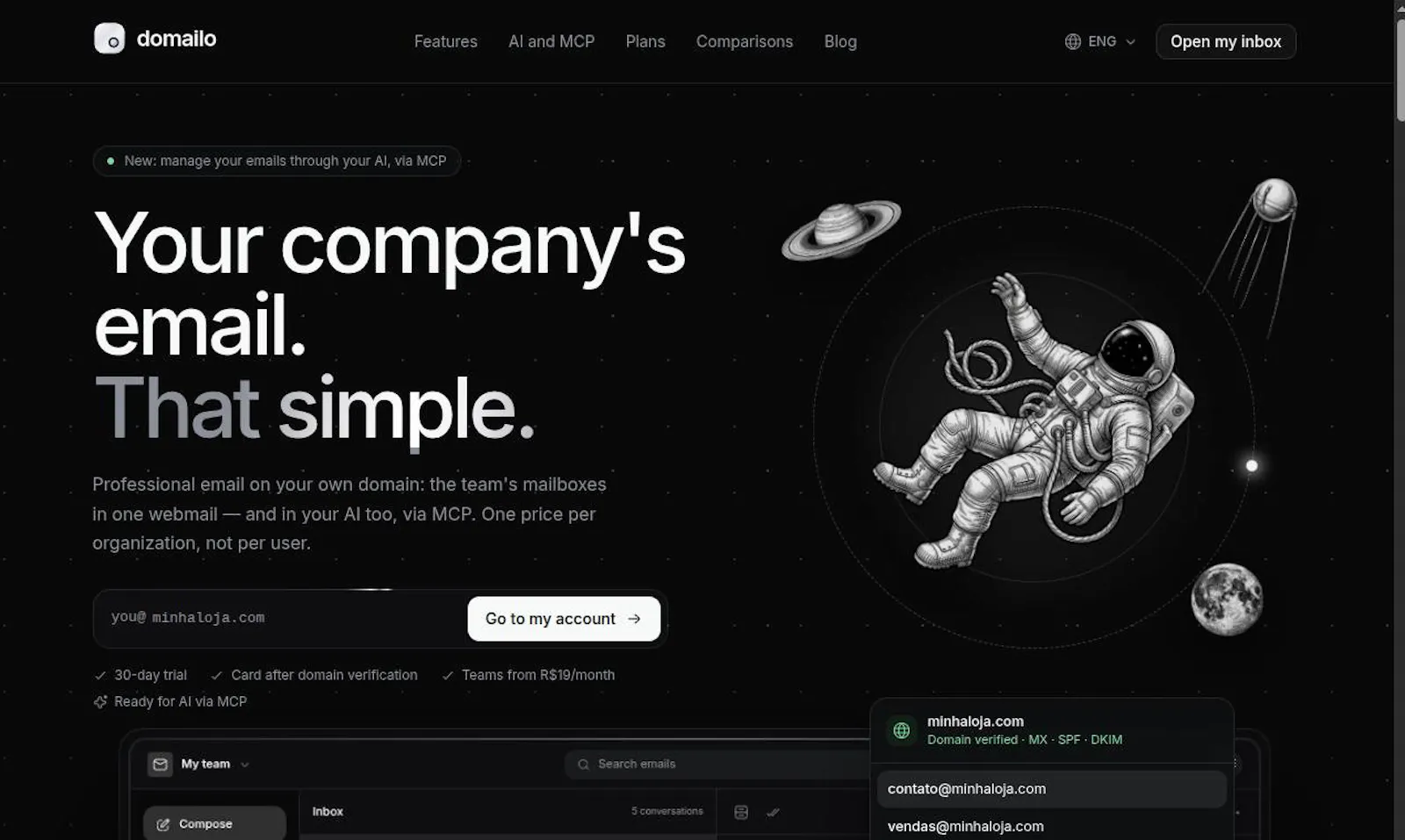 Domailo screenshot 1