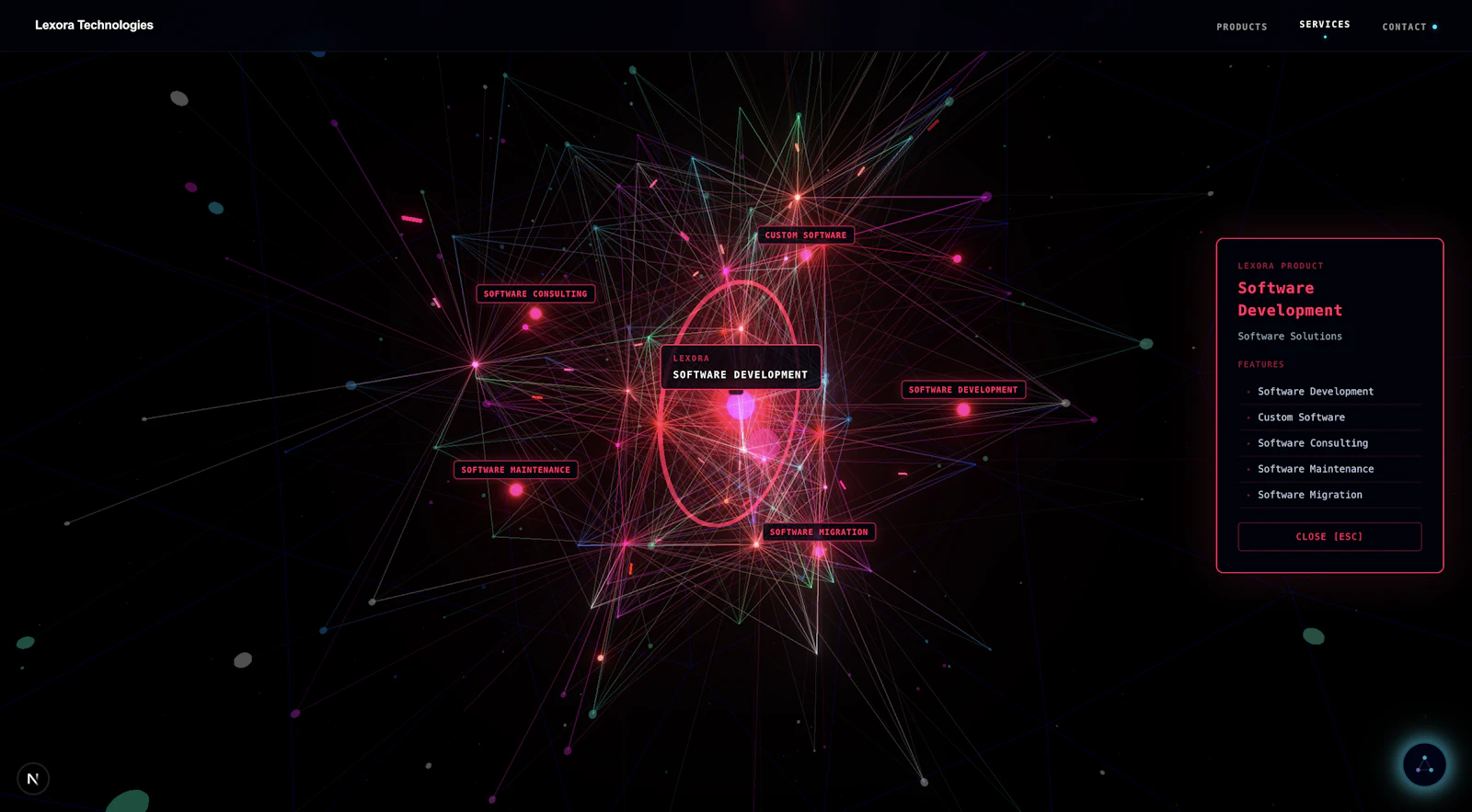 3D Neural Landing Page Kit screenshot 2