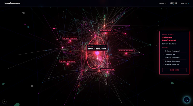 3D Neural Landing Page Kit screenshot 2
