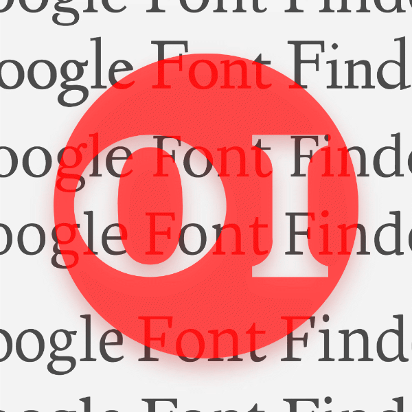 Better Google Font Finder