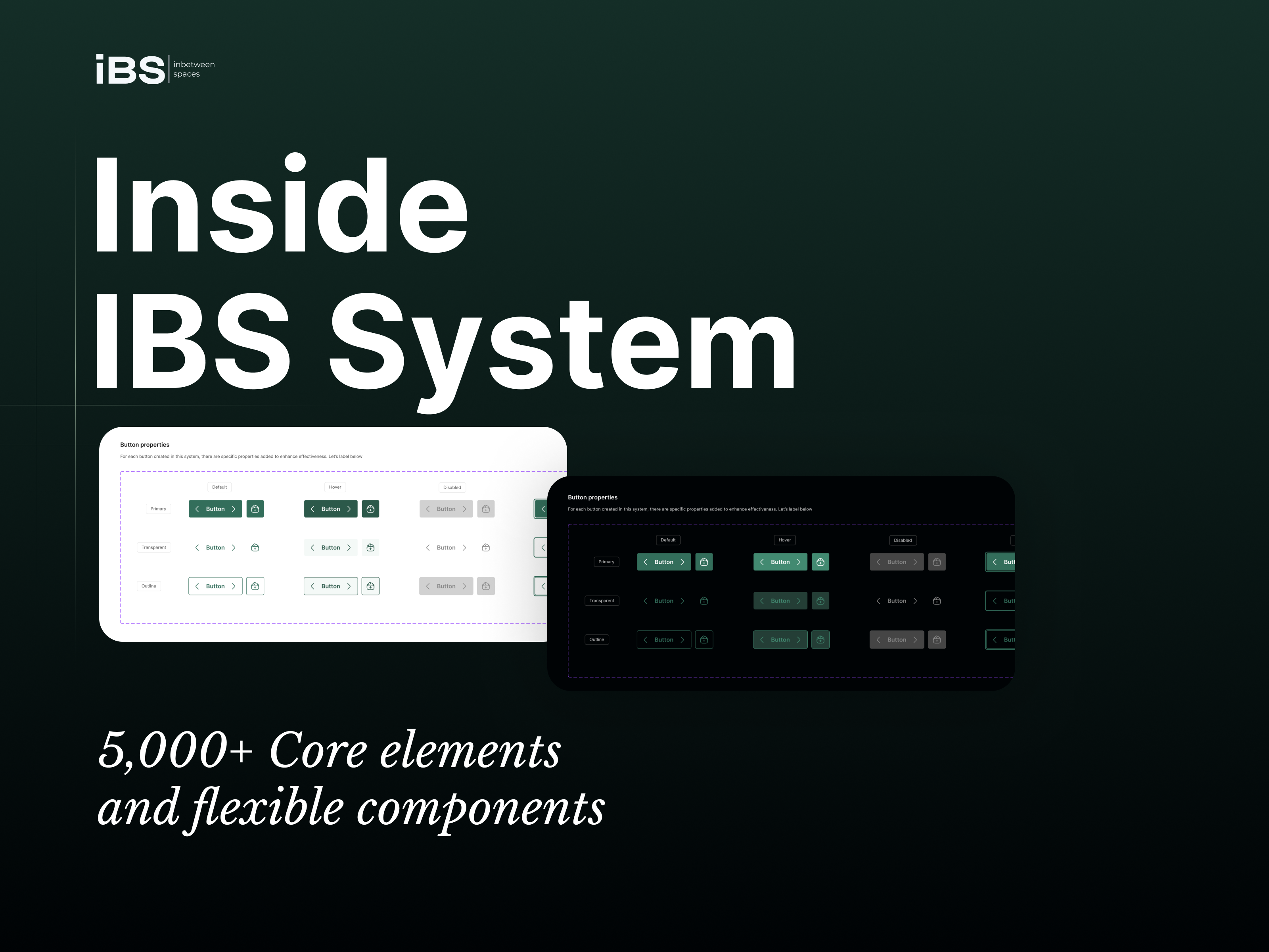 IBS System - Main product screenshot demonstrating key features and user interface