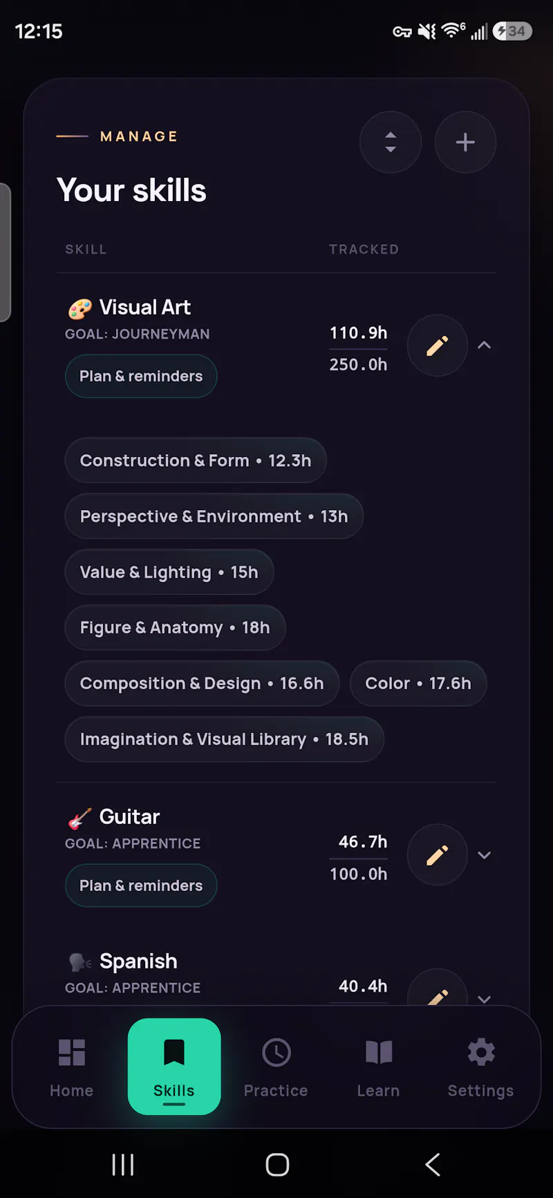 Skillmark screenshot 4