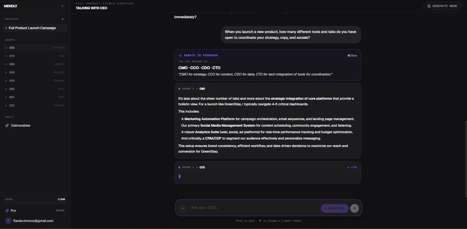MendlyAI screenshot 2