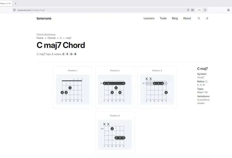 Tonerune is live! Free guitar lessons. screenshot 3