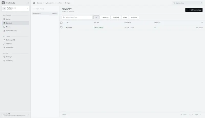 NovalinkLabs CMS screenshot 3