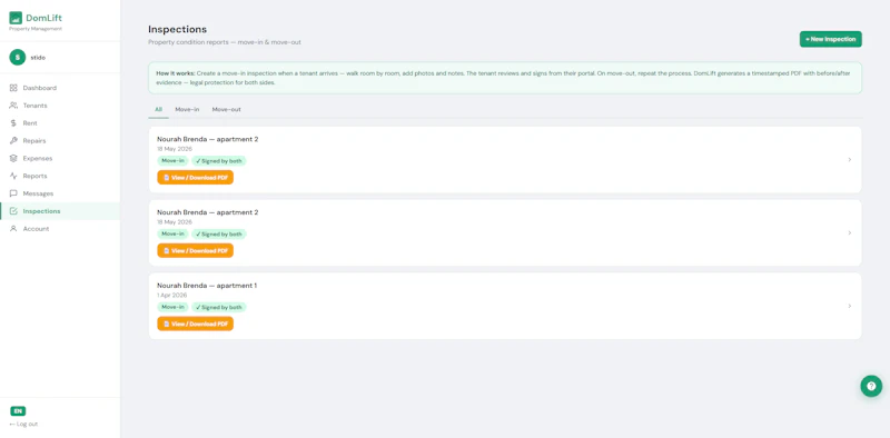 DomLift — Property management for Rwanda screenshot 5