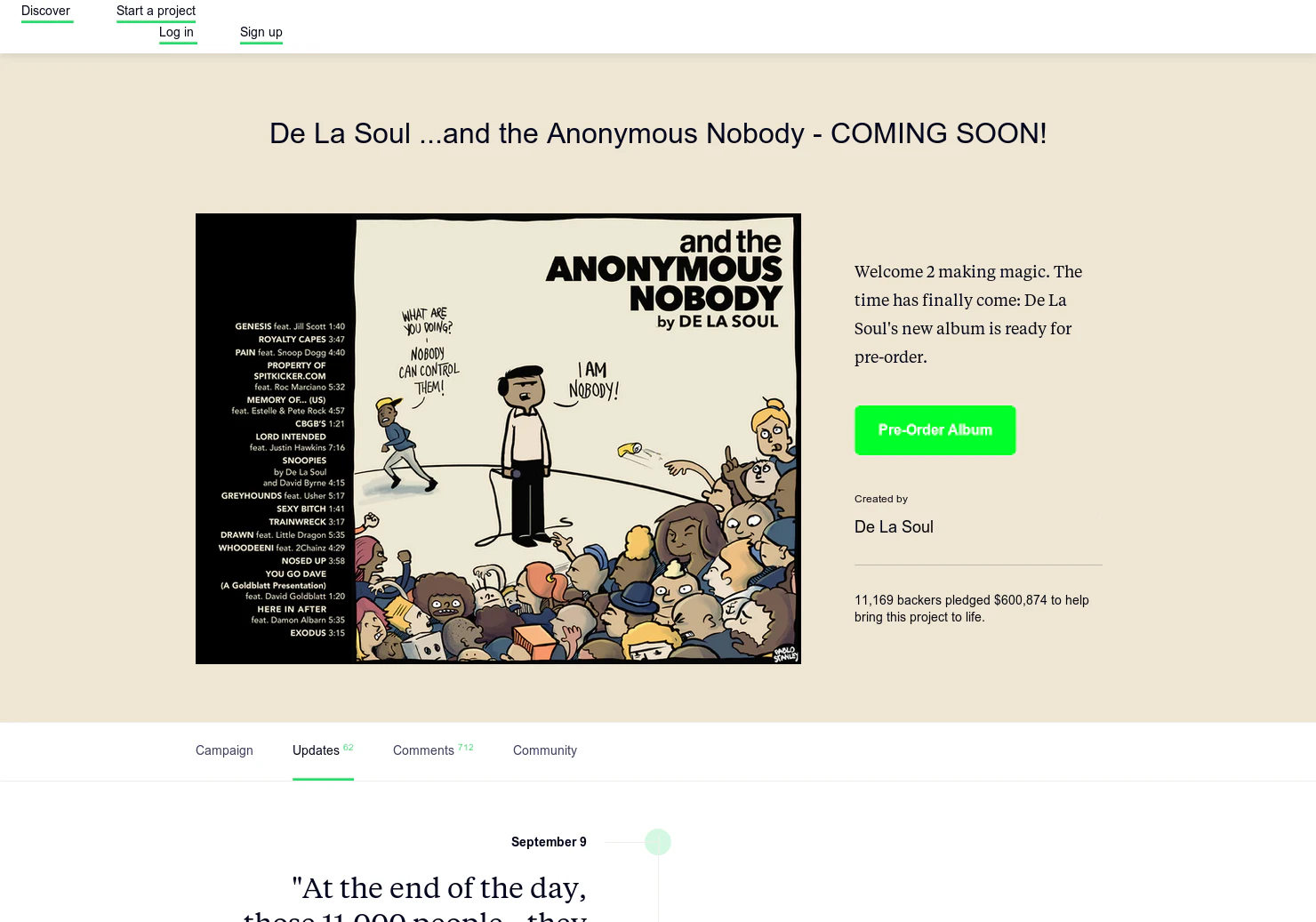 And the Anonymous Nobody